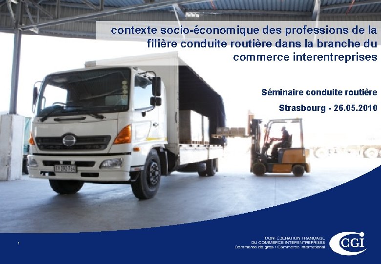 contexte socio-économique des professions de la filière conduite routière dans la branche du commerce