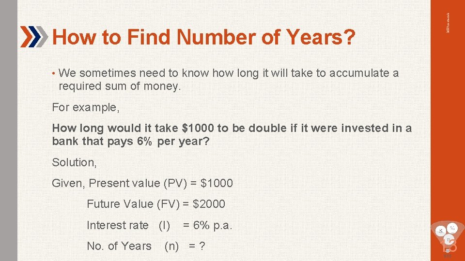  • MBAmaterials How to Find Number of Years? We sometimes need to know