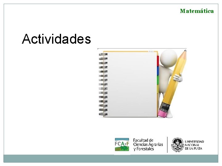 Matemática Actividades 