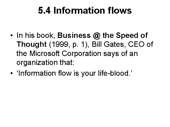 Топик: Review of Bill Gates’s book ”Business @ the Speed of Thought”