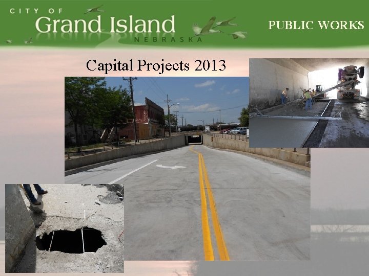 PUBLIC WORKS Capital Projects 2013 