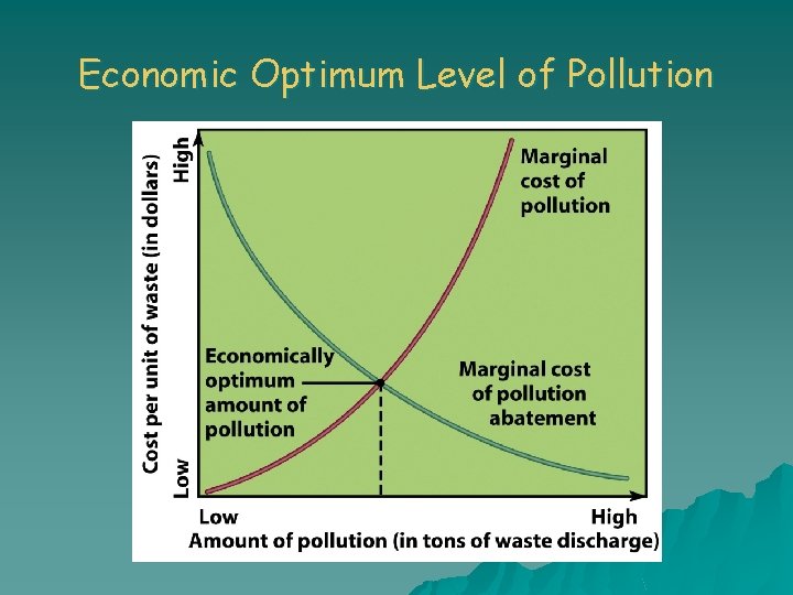 Economic Optimum Level of Pollution 