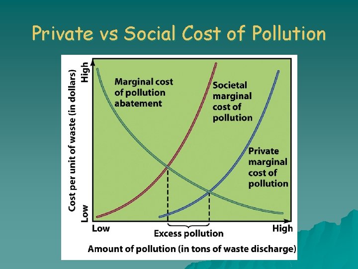 Private vs Social Cost of Pollution 