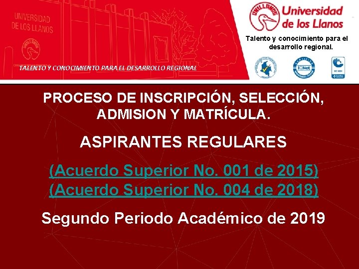 Talento y conocimiento para el desarrollo regional. TALENTO Y CONOCIMIENTO PARA EL DESARROLLO REGIONAL