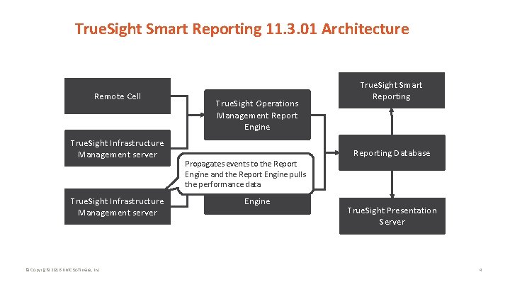 True. Sight Smart Reporting 11. 3. 01 Architecture Remote Cell True. Sight Infrastructure Management