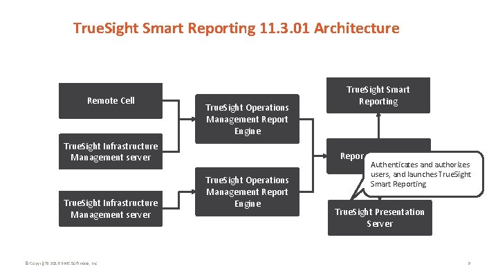 True. Sight Smart Reporting 11. 3. 01 Architecture Remote Cell True. Sight Operations Management