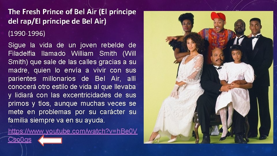 The Fresh Prince of Bel Air (El príncipe del rap/El príncipe de Bel Air) The Fresh Prince of Bel Air (El príncipe del rap/El príncipe de Bel Air)