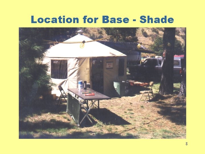 Location for Base - Shade 8 