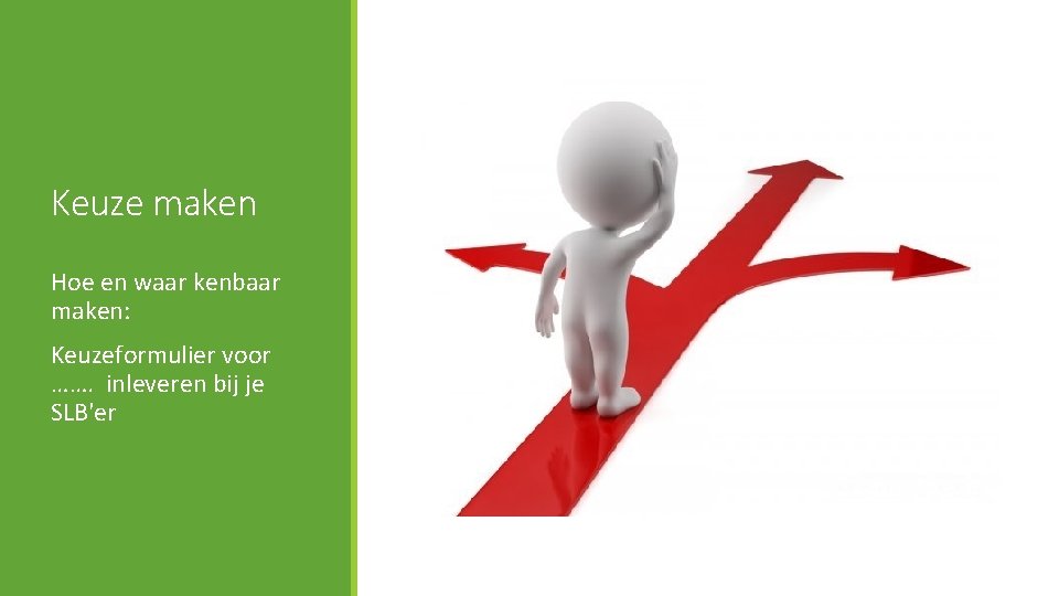 Keuzedelen doktersassistent 2020 DOEL MAKEN VAN EEN KEUZE