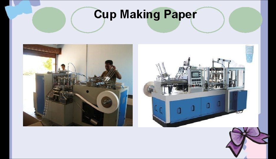 Cup Making Paper 