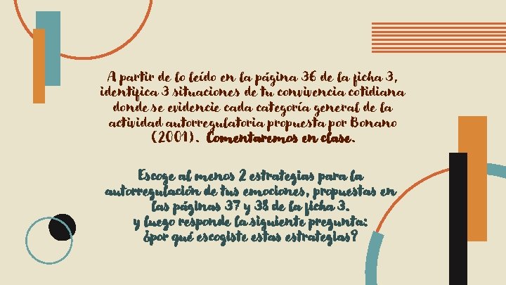 A partir de lo leído en la página 36 de la ficha 3, identifica A partir de lo leído en la página 36 de la ficha 3, identifica