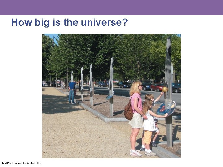 How big is the universe? © 2015 Pearson Education, Inc. 