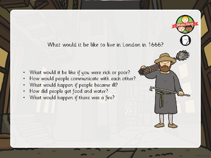 What would it be like to live in London in 1666? • • • What would it be like to live in London in 1666? • • •