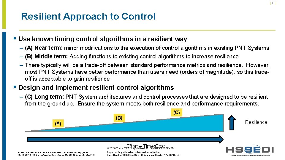 | 11 | Resilient Approach to Control § Use known timing control algorithms in