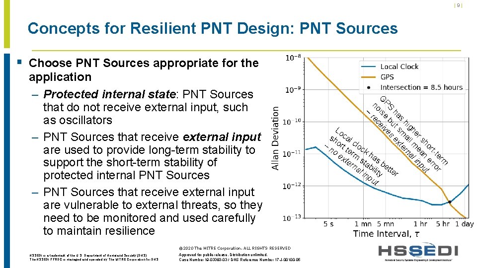 |9| Concepts for Resilient PNT Design: PNT Sources § Choose PNT Sources appropriate for