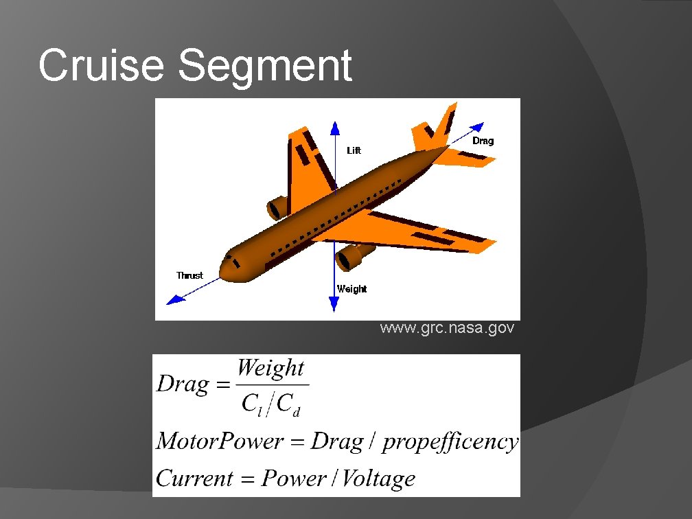 Cruise Segment www. grc. nasa. gov Cruise Segment www. grc. nasa. gov