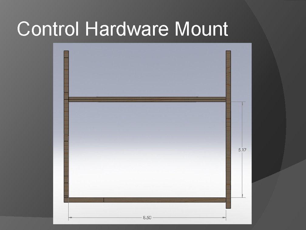 Control Hardware Mount Control Hardware Mount