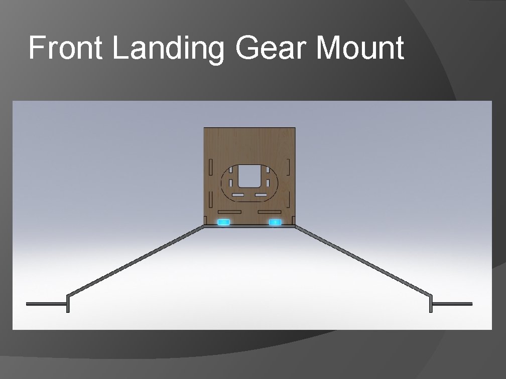 Front Landing Gear Mount Front Landing Gear Mount