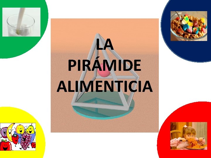 LA PIRÁMIDE ALIMENTICIA 
