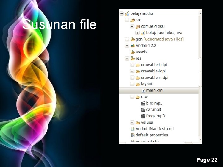 Susunan file Free Powerpoint Templates Page 22 