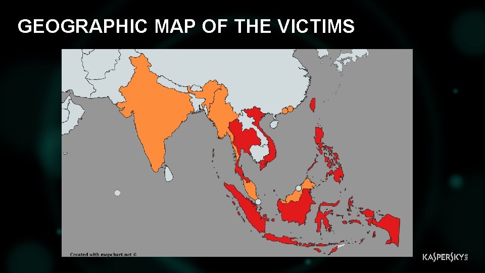 GEOGRAPHIC MAP OF THE VICTIMS 