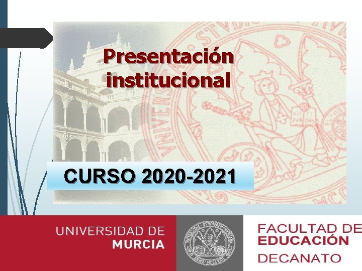 Presentación institucional CURSO 2020 -2021 
