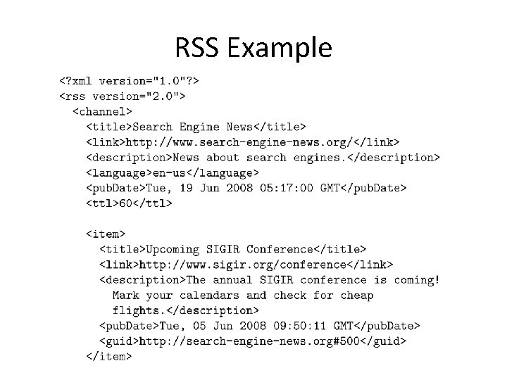 RSS Example 