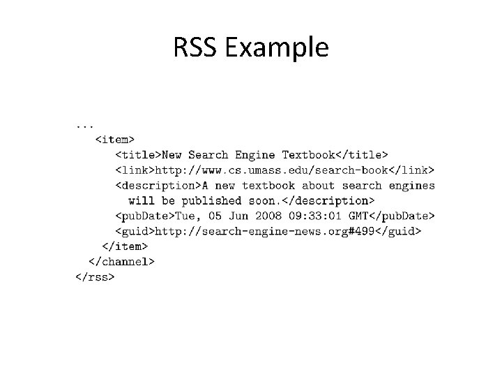 RSS Example 