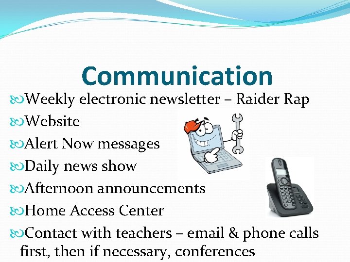 Communication Weekly electronic newsletter – Raider Rap Website Alert Now messages Daily news show Communication Weekly electronic newsletter – Raider Rap Website Alert Now messages Daily news show