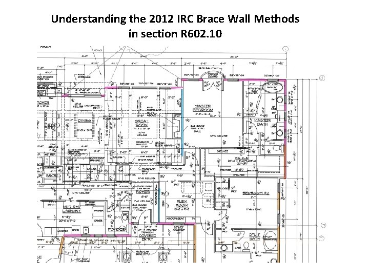 Understanding the 2012 IRC Brace Wall Methods in section R 602. 10 