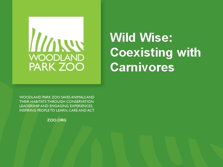 Wild Wise: Coexisting with Carnivores 