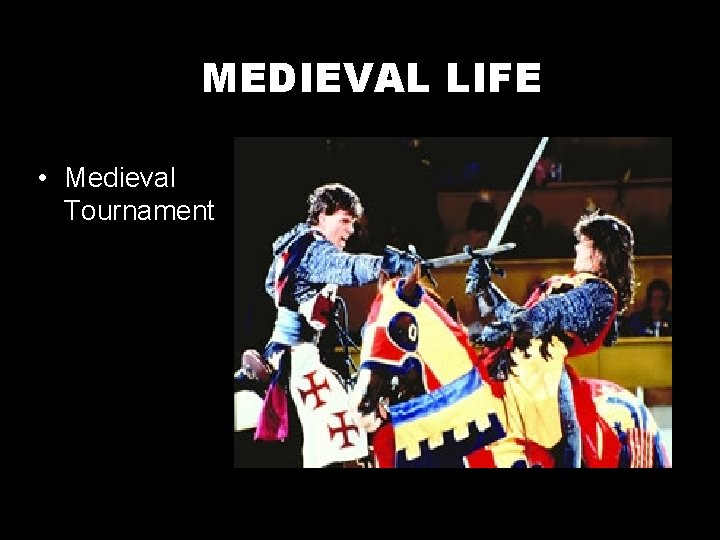 MEDIEVAL LIFE • Medieval Tournament 