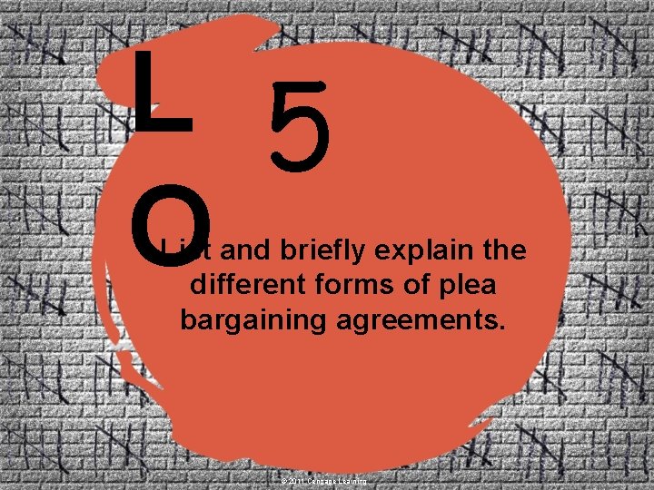 L 5 O List and briefly explain the different forms of plea bargaining agreements.