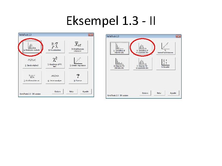 Eksempel 1. 3 - II 