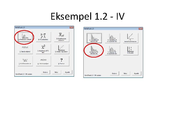 Eksempel 1. 2 - IV 