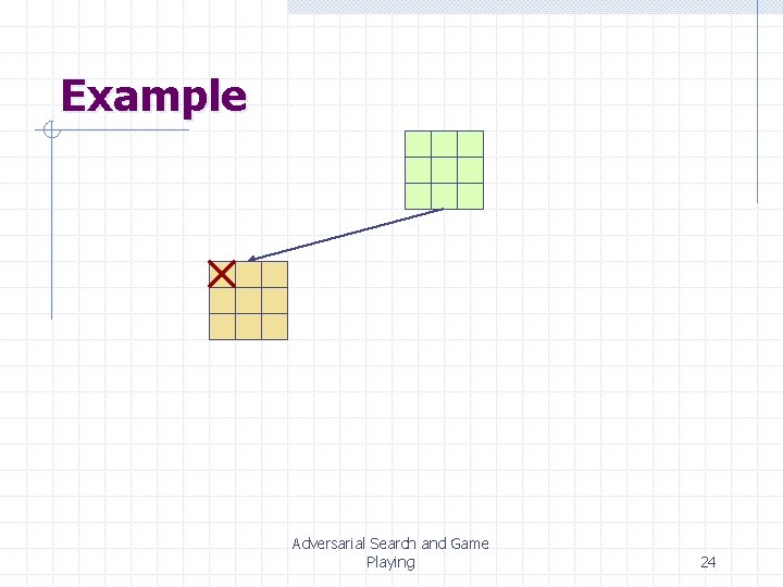 Example Adversarial Search and Game Playing 24 