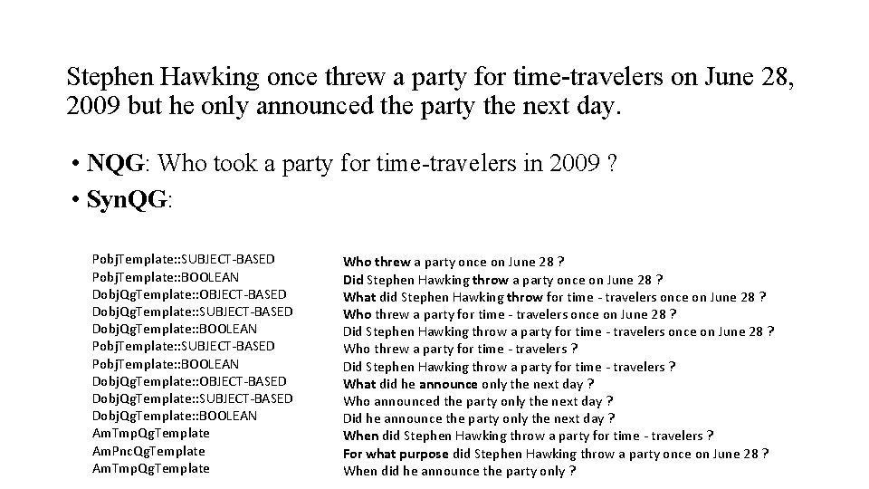 Stephen Hawking once threw a party for time-travelers on June 28, 2009 but he