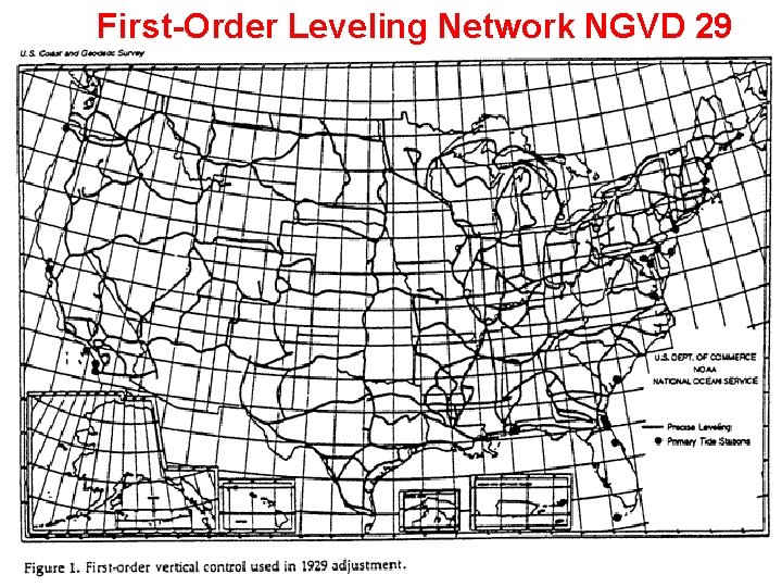 First-Order Leveling Network NGVD 29 