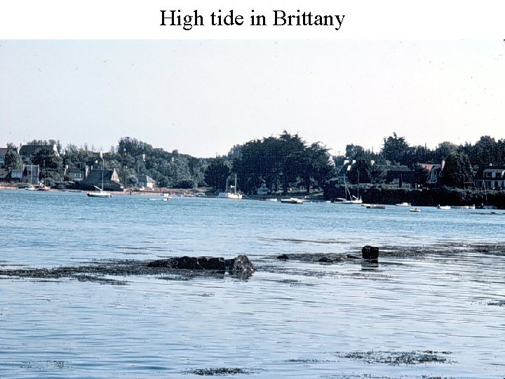 High tide in Brittany 