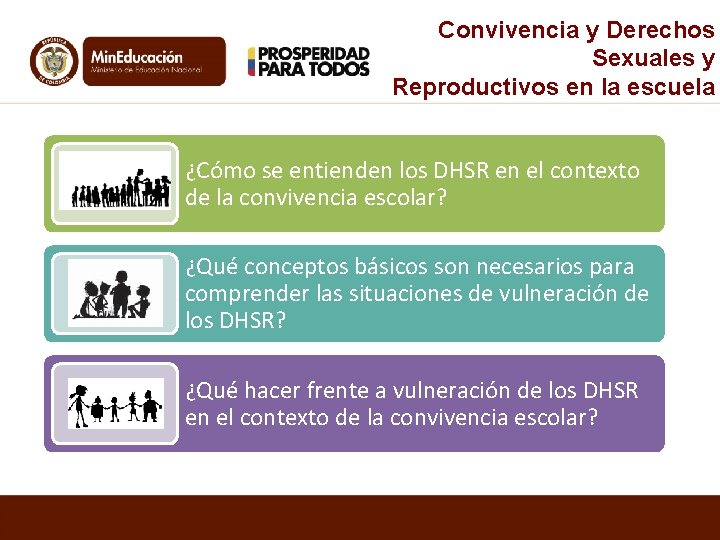 Convivencia y Derechos Sexuales y Reproductivos en la escuela ¿Cómo se entienden los DHSR