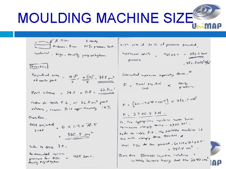 MOULDING MACHINE SIZE 