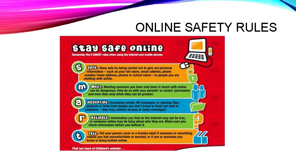 ONLINE SAFETY RULES 