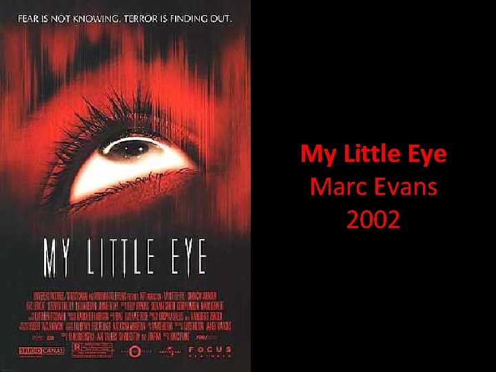 My Little Eye Marc Evans 2002 