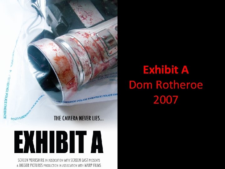 Exhibit A Dom Rotheroe 2007 