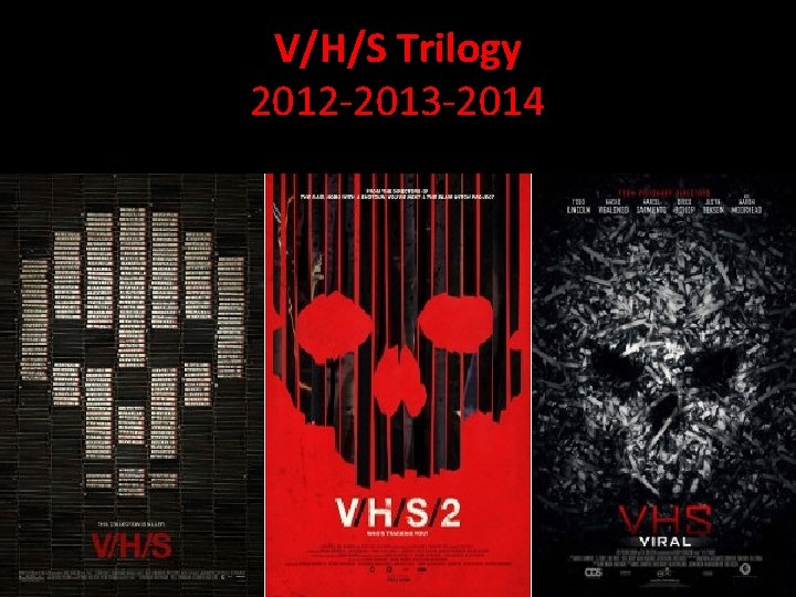 V/H/S Trilogy 2012 -2013 -2014 