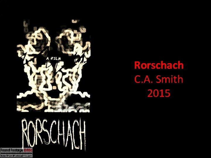 Rorschach C. A. Smith 2015 