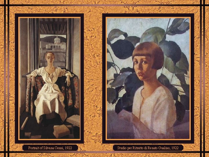 Portrait of Silvana Cenni, 1922 Studio per Ritratto di Renato Gualino, 1922 