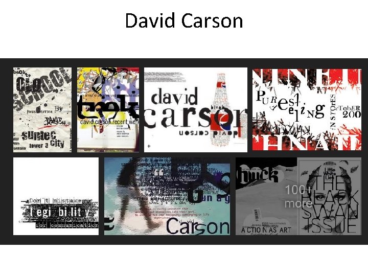 David Carson David Carson