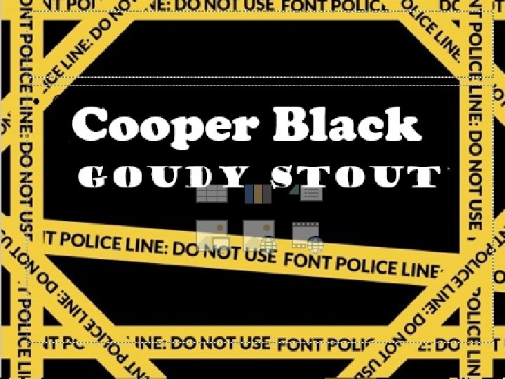 Cooper Black Goudy Stout Cooper Black Goudy Stout
