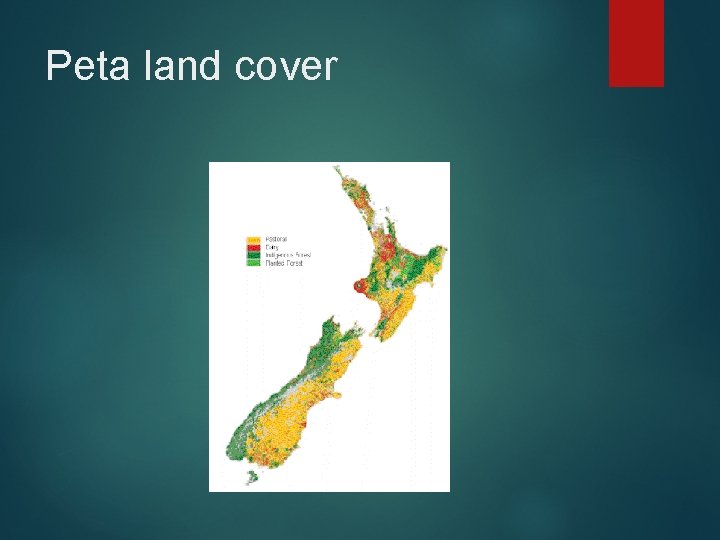 Peta land cover 